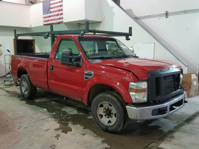 1FTNF20568ED33345 - 2008 FORD F250 SUPER RED photo 1