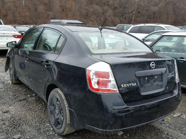 3N1AB61E68L760947 - 2008 NISSAN SENTRA 2.0 BLACK photo 3