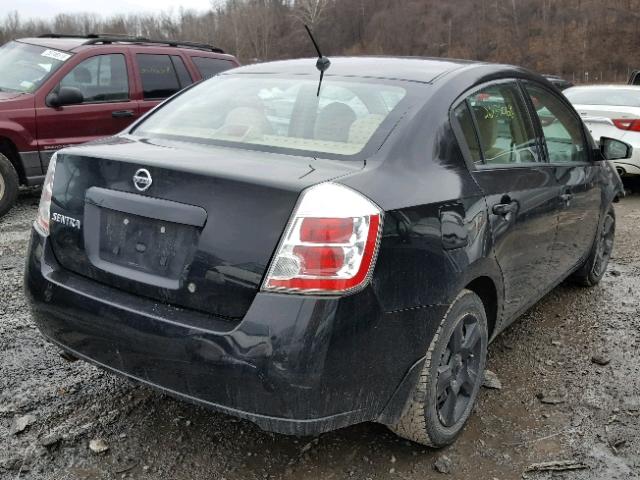 3N1AB61E68L760947 - 2008 NISSAN SENTRA 2.0 BLACK photo 4