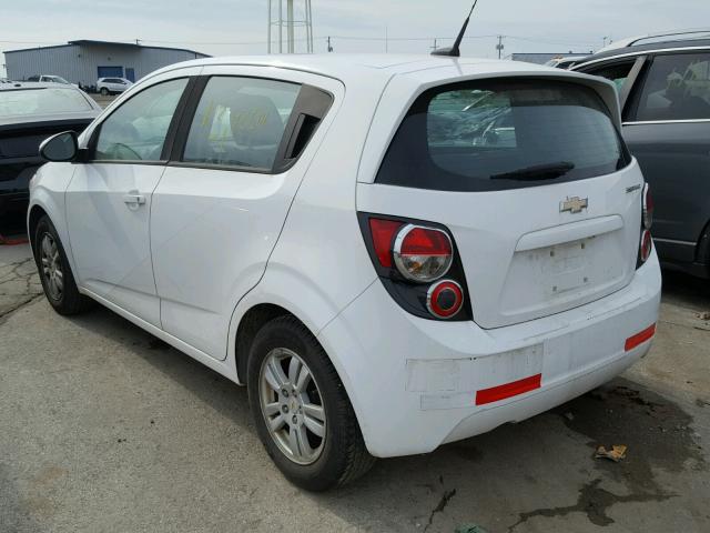 1G1JA6SH5C4107932 - 2012 CHEVROLET SONIC LS WHITE photo 3