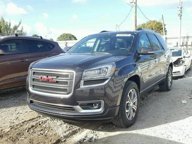 1GKKVSKDXFJ192315 - 2015 GMC ACADIA SLT BROWN photo 2