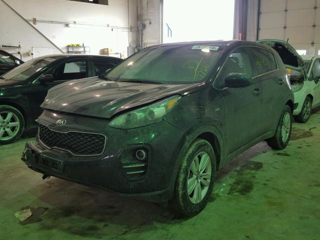 KNDPMCAC6H7207766 - 2017 KIA SPORTAGE L BLACK photo 2