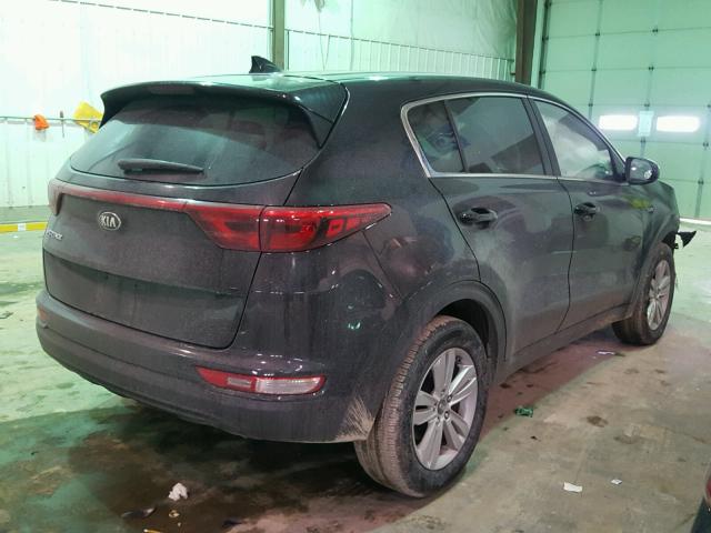 KNDPMCAC6H7207766 - 2017 KIA SPORTAGE L BLACK photo 4