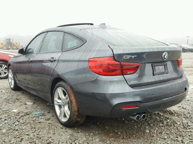 WBA8Z9C56HG452670 - 2017 BMW 330 XIGT GRAY photo 3