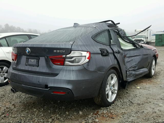 WBA8Z9C56HG452670 - 2017 BMW 330 XIGT GRAY photo 4