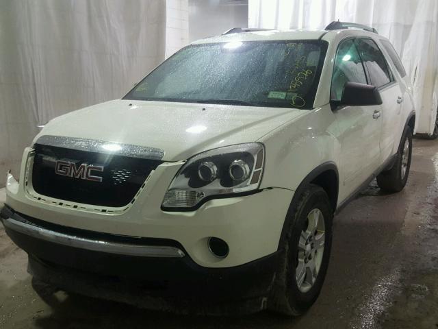 1GKKVNED8BJ173236 - 2011 GMC ACADIA SLE WHITE photo 2