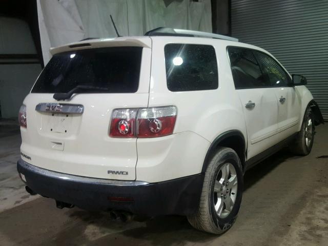 1GKKVNED8BJ173236 - 2011 GMC ACADIA SLE WHITE photo 4