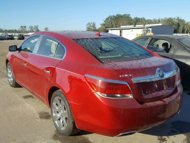 1G4GF5E3XDF291621 - 2013 BUICK LACROSSE P RED photo 3