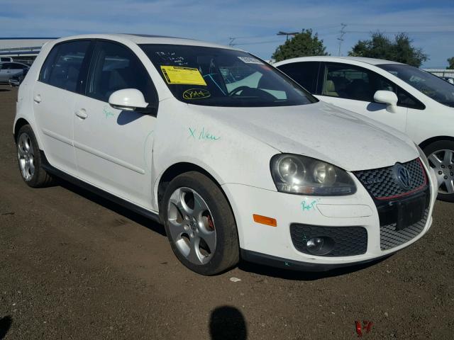 WVWGV71K57W286055 - 2007 VOLKSWAGEN NEW GTI WHITE photo 1