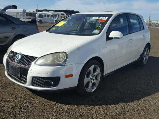 WVWGV71K57W286055 - 2007 VOLKSWAGEN NEW GTI WHITE photo 2