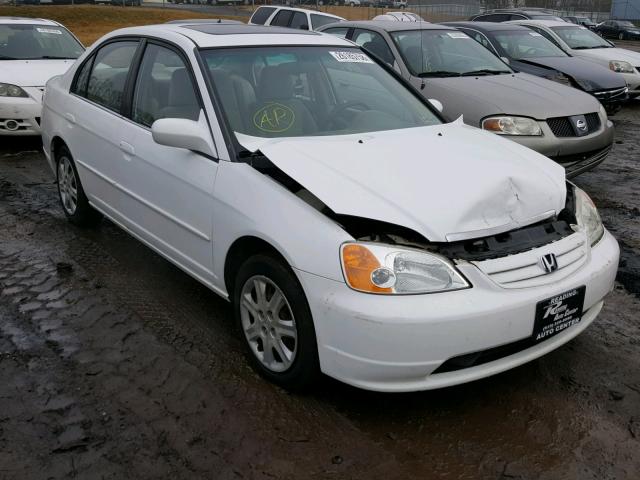 2HGES26822H520158 - 2002 HONDA CIVIC EX WHITE photo 1