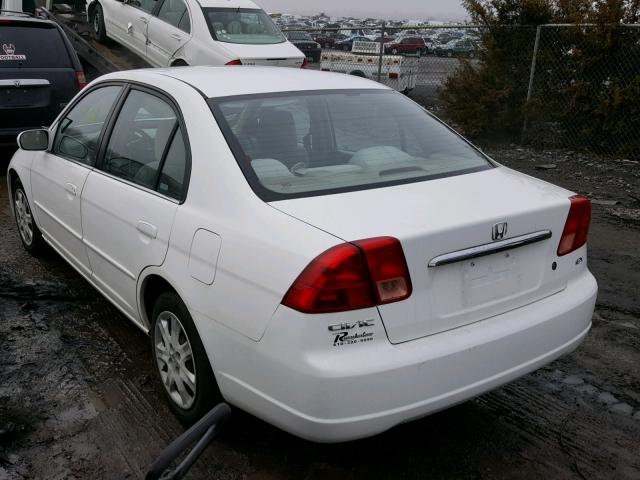 2HGES26822H520158 - 2002 HONDA CIVIC EX WHITE photo 3