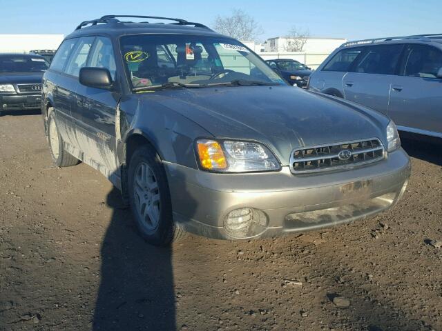 4S3BH665726610274 - 2002 SUBARU LEGACY OUT GREEN photo 1