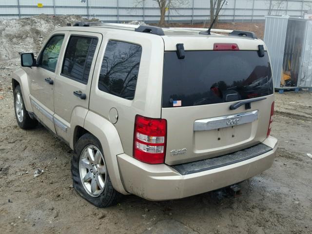 1J4PN5GK3BW525777 - 2011 JEEP LIBERTY LI BEIGE photo 3