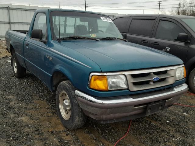 1FTCR10U1TTA51750 - 1996 FORD RANGER GREEN photo 1