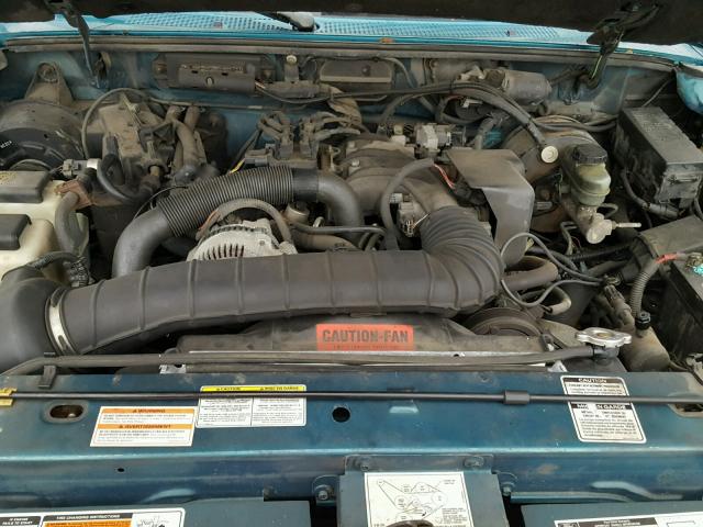 1FTCR10U1TTA51750 - 1996 FORD RANGER GREEN photo 7