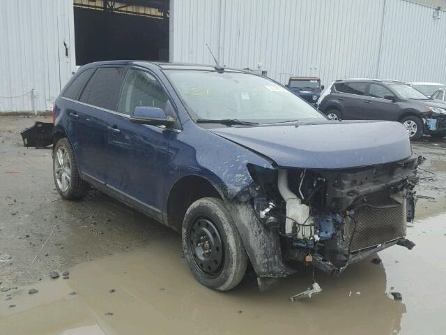 2FMDK3KC2CBA55469 - 2012 FORD EDGE LIMIT BLUE photo 1