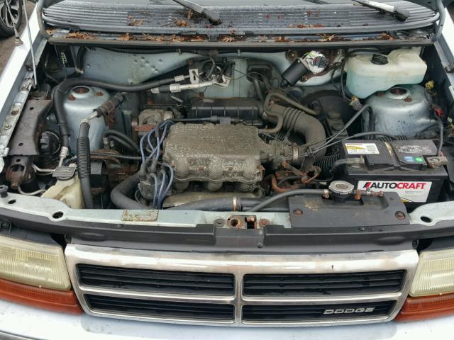 1B4GH4431NX288822 - 1992 DODGE GRAND CARA BLUE photo 7