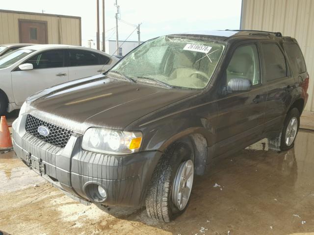 1FMYU03Z87KA04003 - 2007 FORD ESCAPE XLT GRAY photo 2