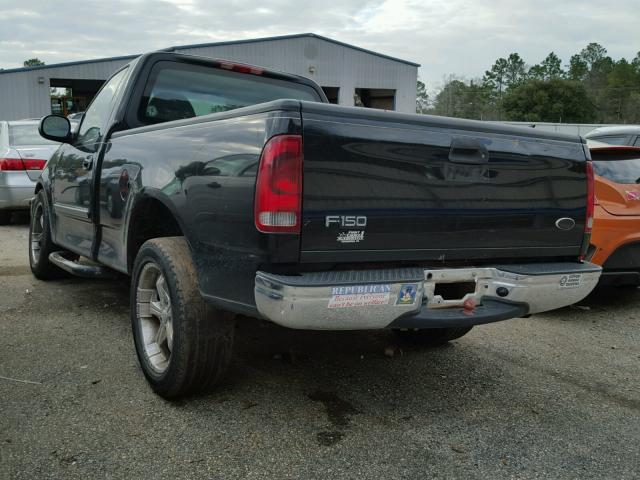 1FTRF17212NB70957 - 2002 FORD F150 BLACK photo 3