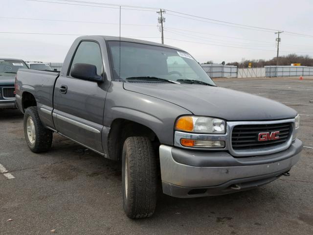 1GTEK14T6XZ522244 - 1999 GMC NEW SIERRA GRAY photo 1