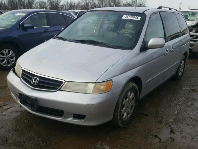 5FNRL18073B002066 - 2003 HONDA ODYSSEY EX SILVER photo 2