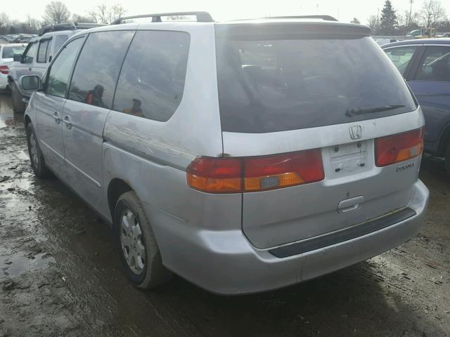 5FNRL18073B002066 - 2003 HONDA ODYSSEY EX SILVER photo 3