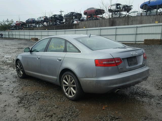 WAUWG74F09N056305 - 2009 AUDI A6 QUATTRO SILVER photo 3