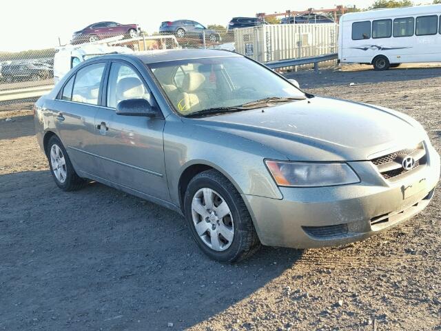 5NPET46C17H222792 - 2007 HYUNDAI SONATA GLS GREEN photo 1