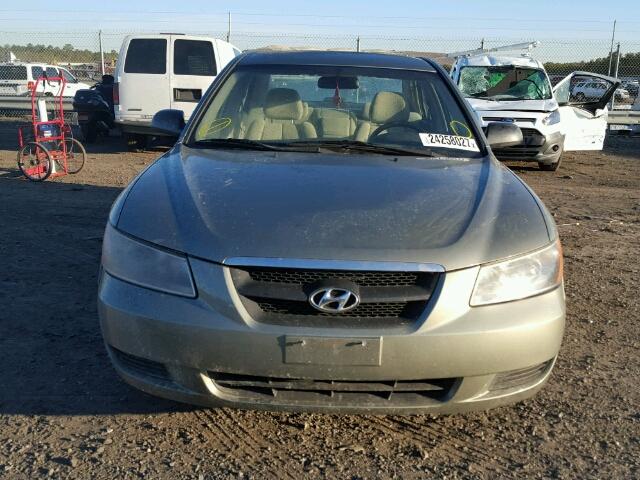 5NPET46C17H222792 - 2007 HYUNDAI SONATA GLS GREEN photo 9