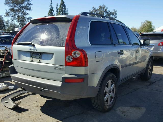 YV1CY59H741039111 - 2004 VOLVO XC90 SILVER photo 4