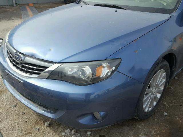 JF1GE61648G504727 - 2008 SUBARU IMPREZA 2. BLUE photo 9