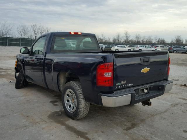 1GCNCPE00BZ377666 - 2011 CHEVROLET SILVERADO BLUE photo 3