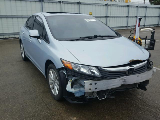 2HGFB2F97CH535544 - 2012 HONDA CIVIC EXL GRAY photo 1