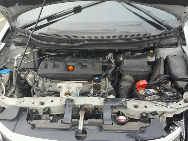 2HGFB2F97CH535544 - 2012 HONDA CIVIC EXL GRAY photo 7