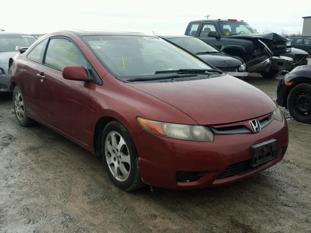 2HGFG21527H703280 - 2007 HONDA CIVIC SI RED photo 1