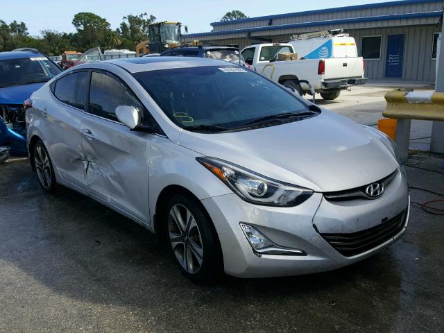 KMHDH4AH5FU363798 - 2015 HYUNDAI ELANTRA SE SILVER photo 1