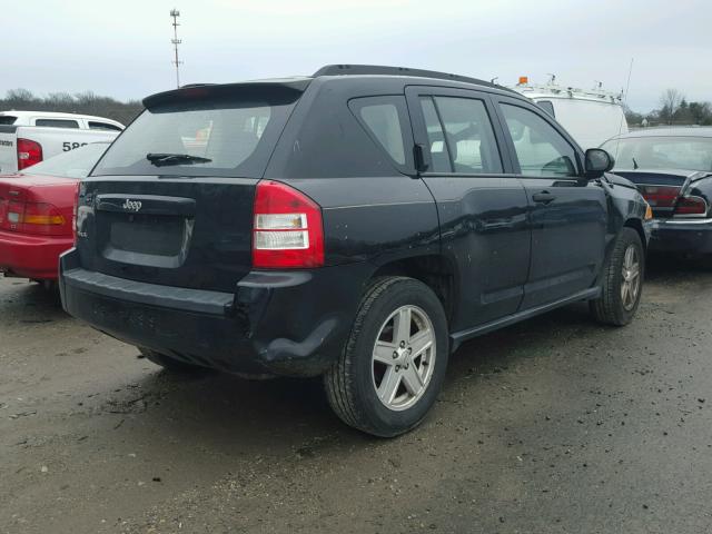 1J8FF47W27D278579 - 2007 JEEP COMPASS BLACK photo 4