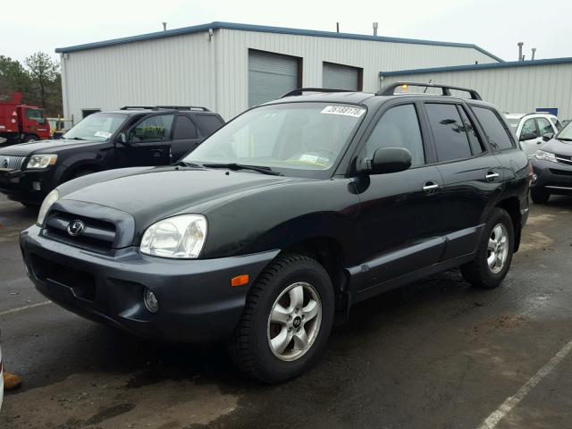 KM8SC73E86U112039 - 2006 HYUNDAI SANTA FE G GREEN photo 2