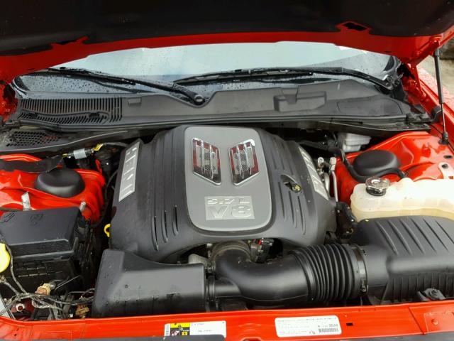 2C3CDYBT4EH261839 - 2014 DODGE CHALLENGER RED photo 7