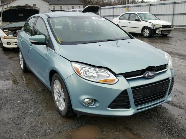 1FAHP3H26CL358086 - 2012 FORD FOCUS SEL TEAL photo 1