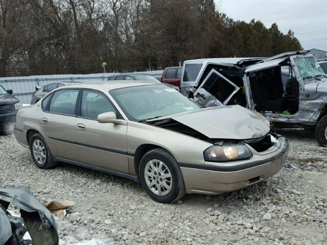 2G1WF52E639127952 - 2003 CHEVROLET IMPALA BROWN photo 1