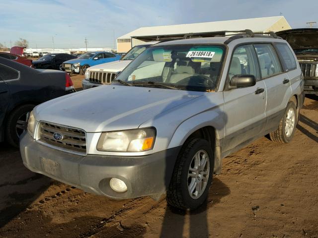 JF1SG63684G753916 - 2004 SUBARU FORESTER 2 GRAY photo 2