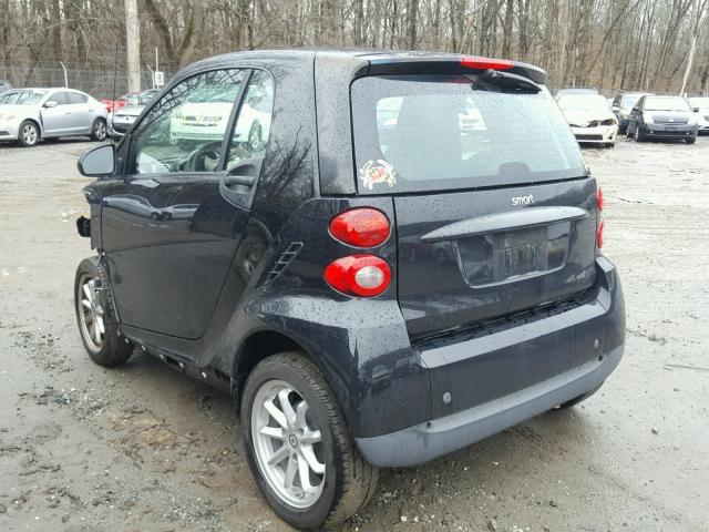 WMEEJ31X39K241683 - 2009 SMART FORTWO PUR BLACK photo 3