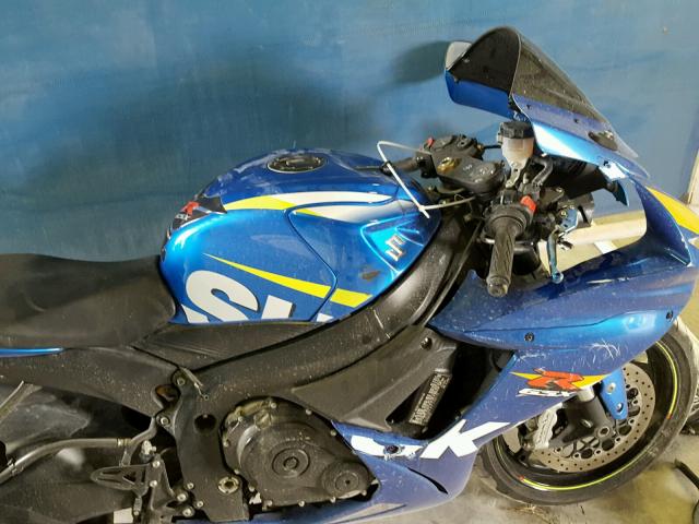 JS1GN7FA5F2100174 - 2015 SUZUKI GSX-R600 BLUE photo 5