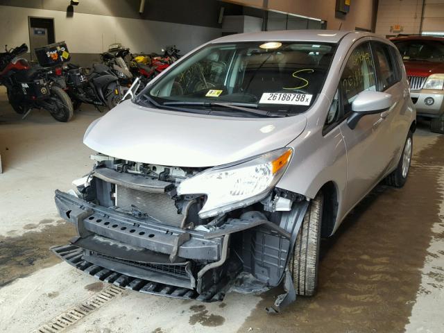 3N1CE2CP3FL417923 - 2015 NISSAN VERSA NOTE SILVER photo 2