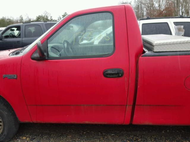 1FTDF1721VNB45068 - 1997 FORD F150 RED photo 9