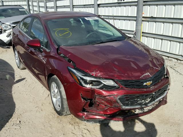 1G1BE5SM6G7250330 - 2016 CHEVROLET CRUZE LT RED photo 1