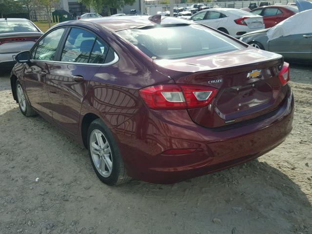 1G1BE5SM6G7250330 - 2016 CHEVROLET CRUZE LT RED photo 3