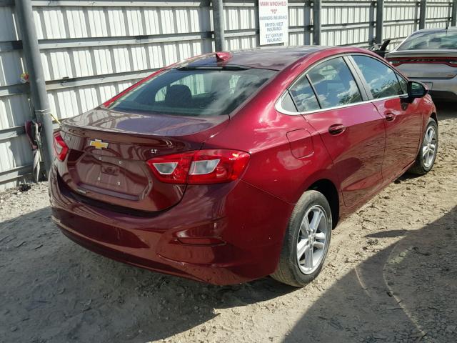 1G1BE5SM6G7250330 - 2016 CHEVROLET CRUZE LT RED photo 4